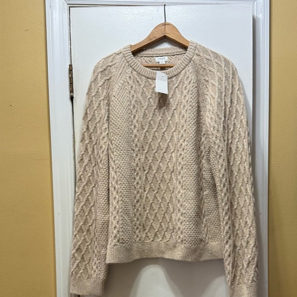 J. Crew Sweaters - Cozy Cable Knit J. Crew Sweater - Cream! NWT